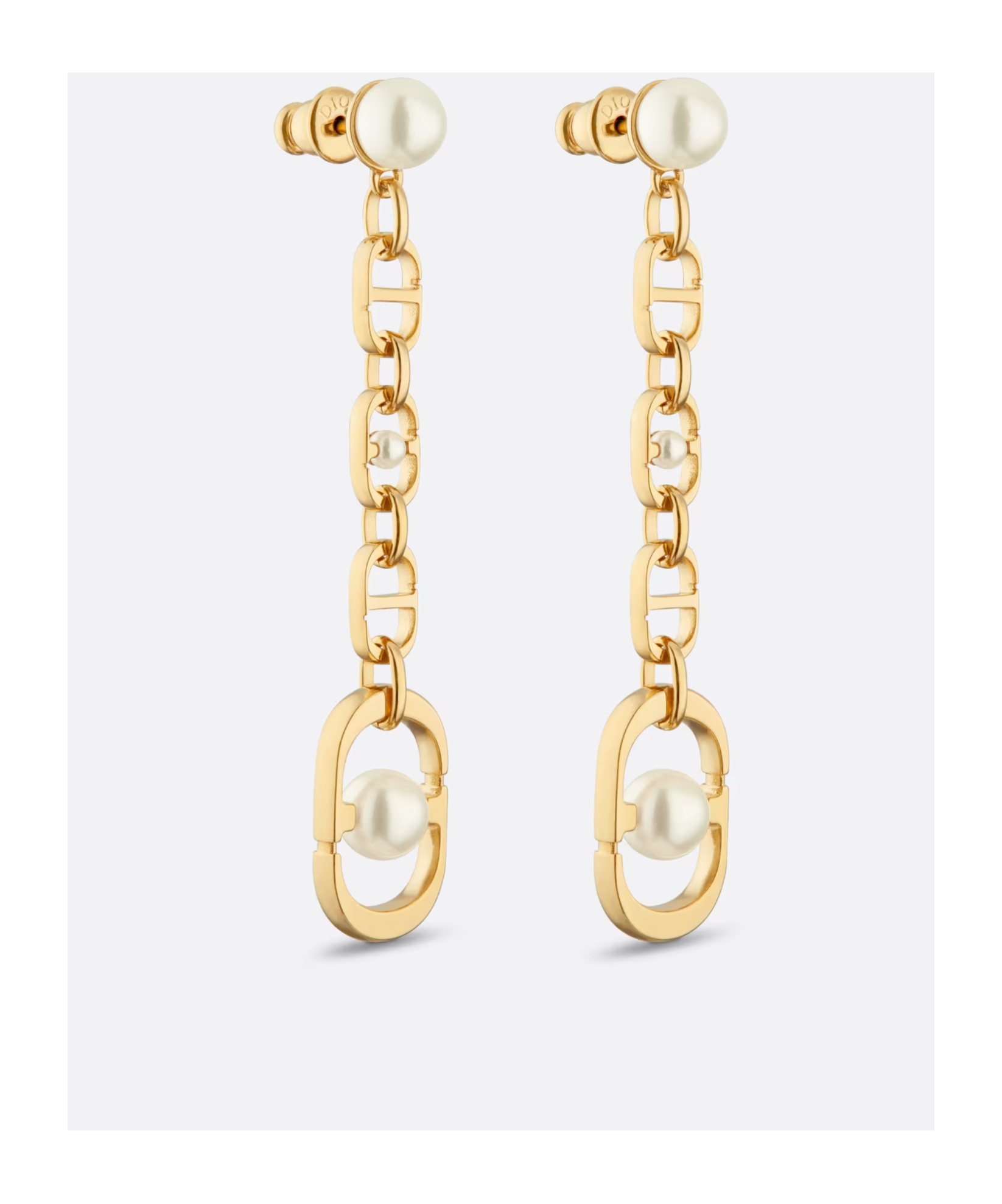 Shop Dior 30 Montaigne Jolie Earrings In Yellow