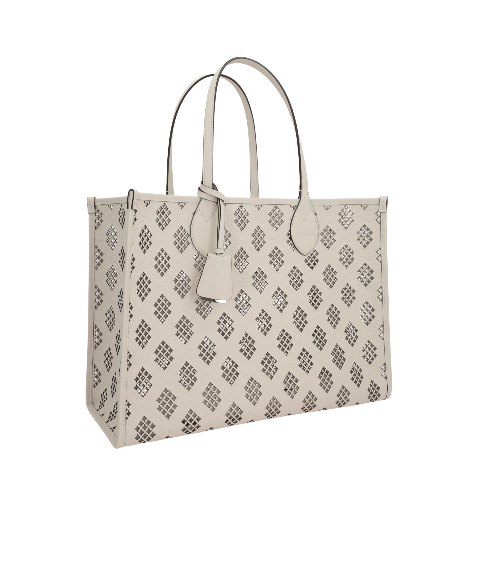 Gucci Ophidia Medium Tote Bag In White