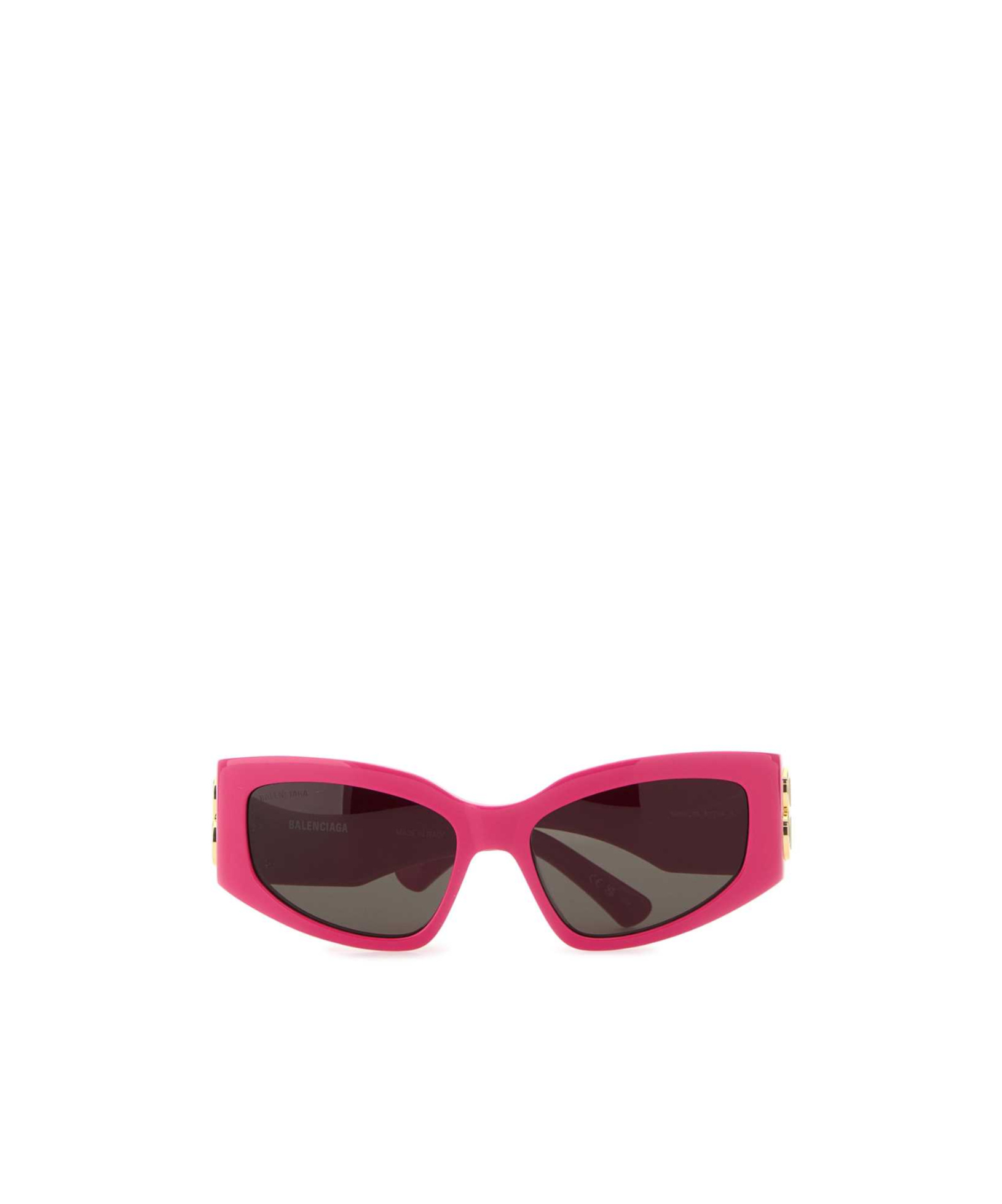 Balenciaga Fuchsia Acetate Bossy Cat Sunglasses In Pink