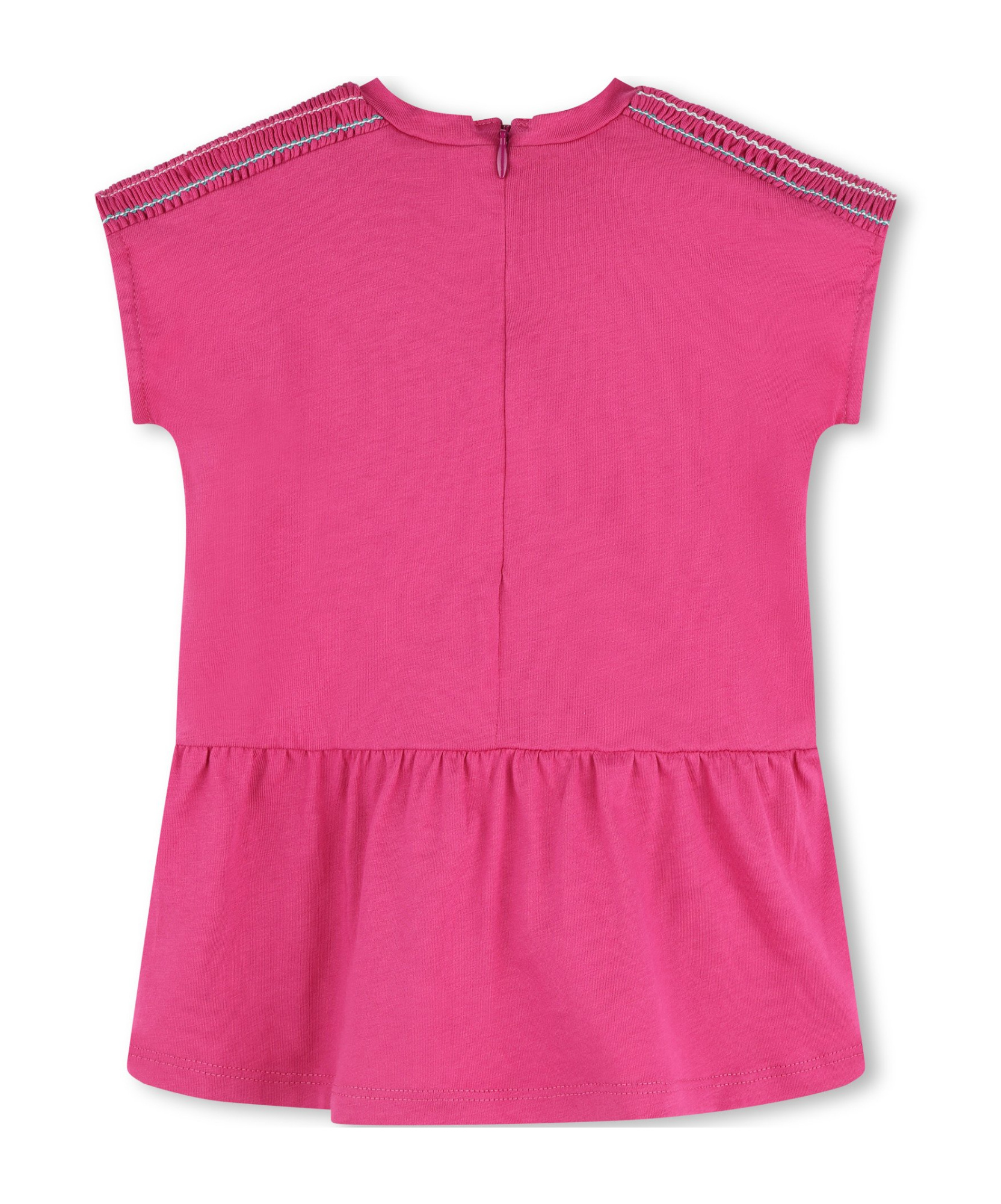 CHLOÉ LOGO-EMBROIDERED COTTON DRESS