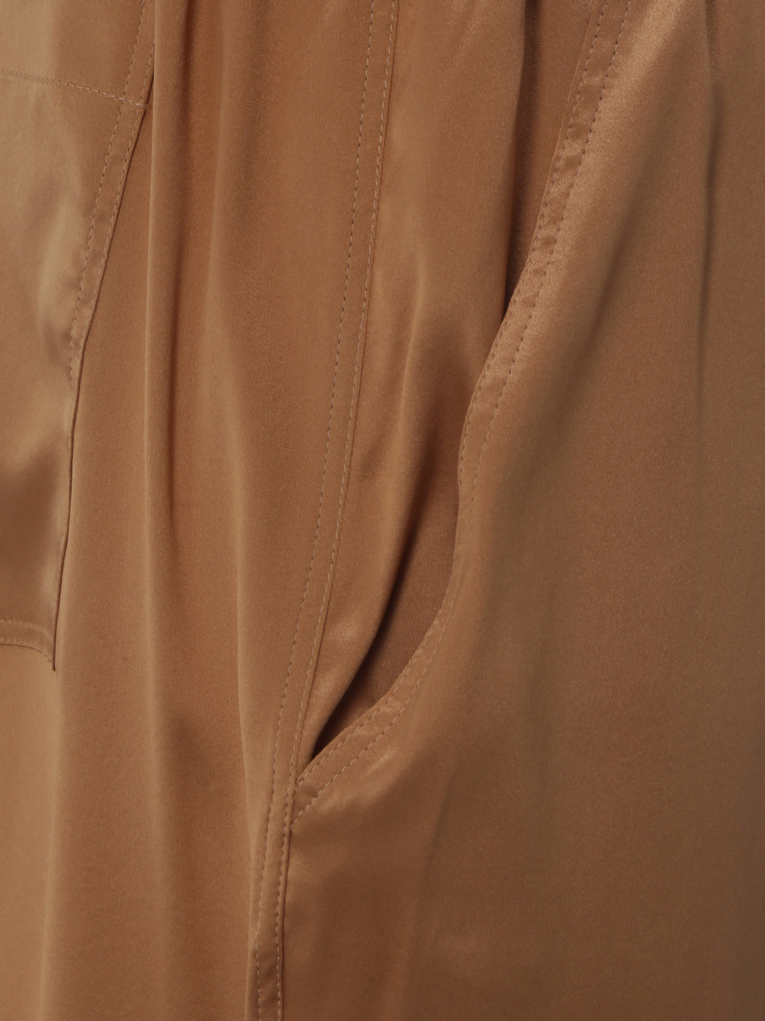 Tom Ford Straight-leg Silk-blend Trousers In Brown