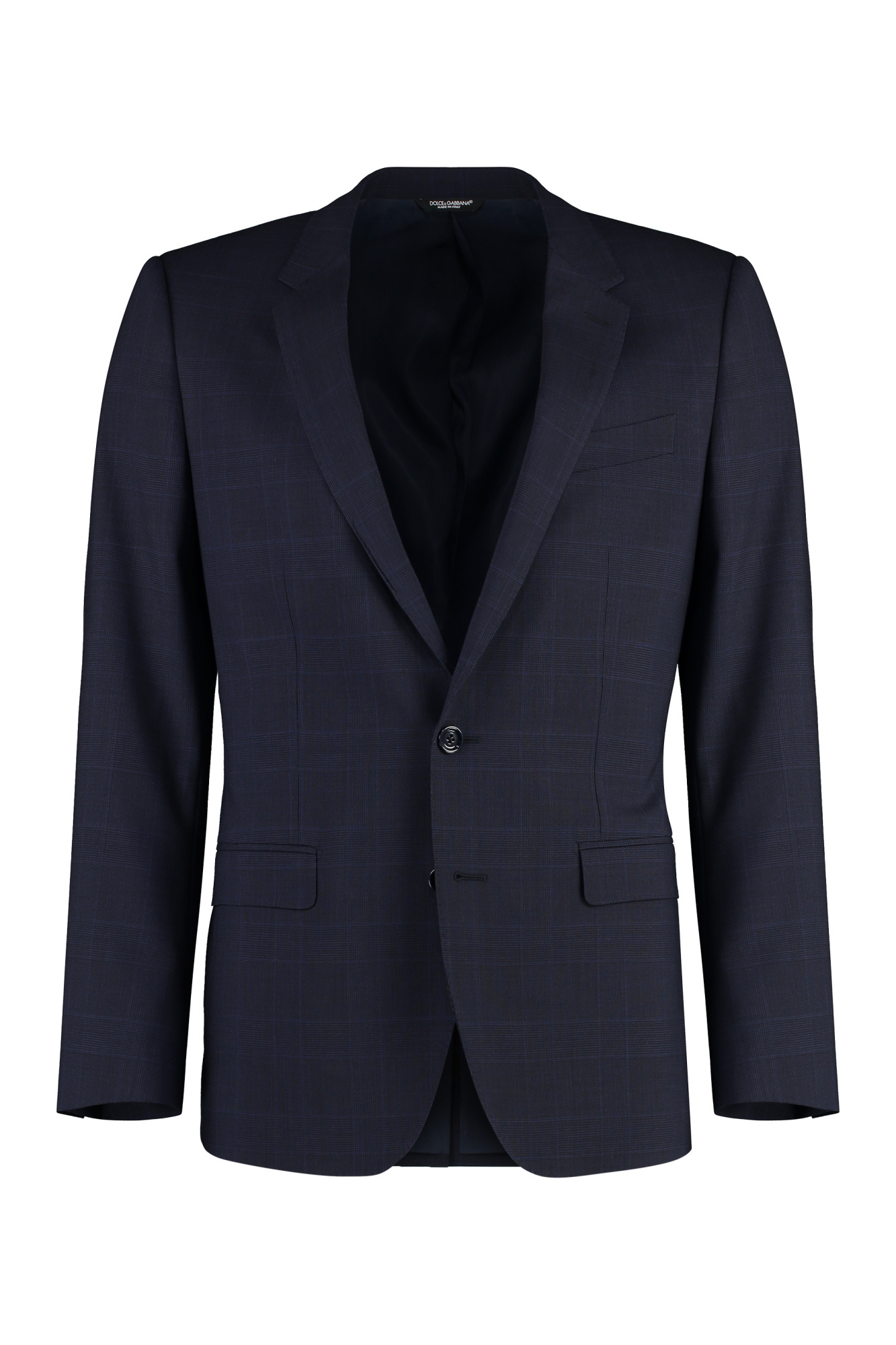 Dolce & Gabbana Prince Of Wales Check Two-piece Suit In Black