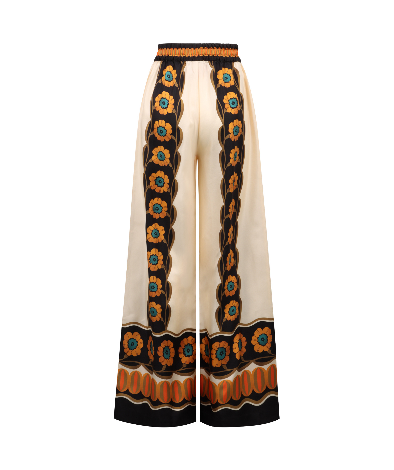 La Doublej La Double J Woman Pants Ivory Size M Silk In Nude