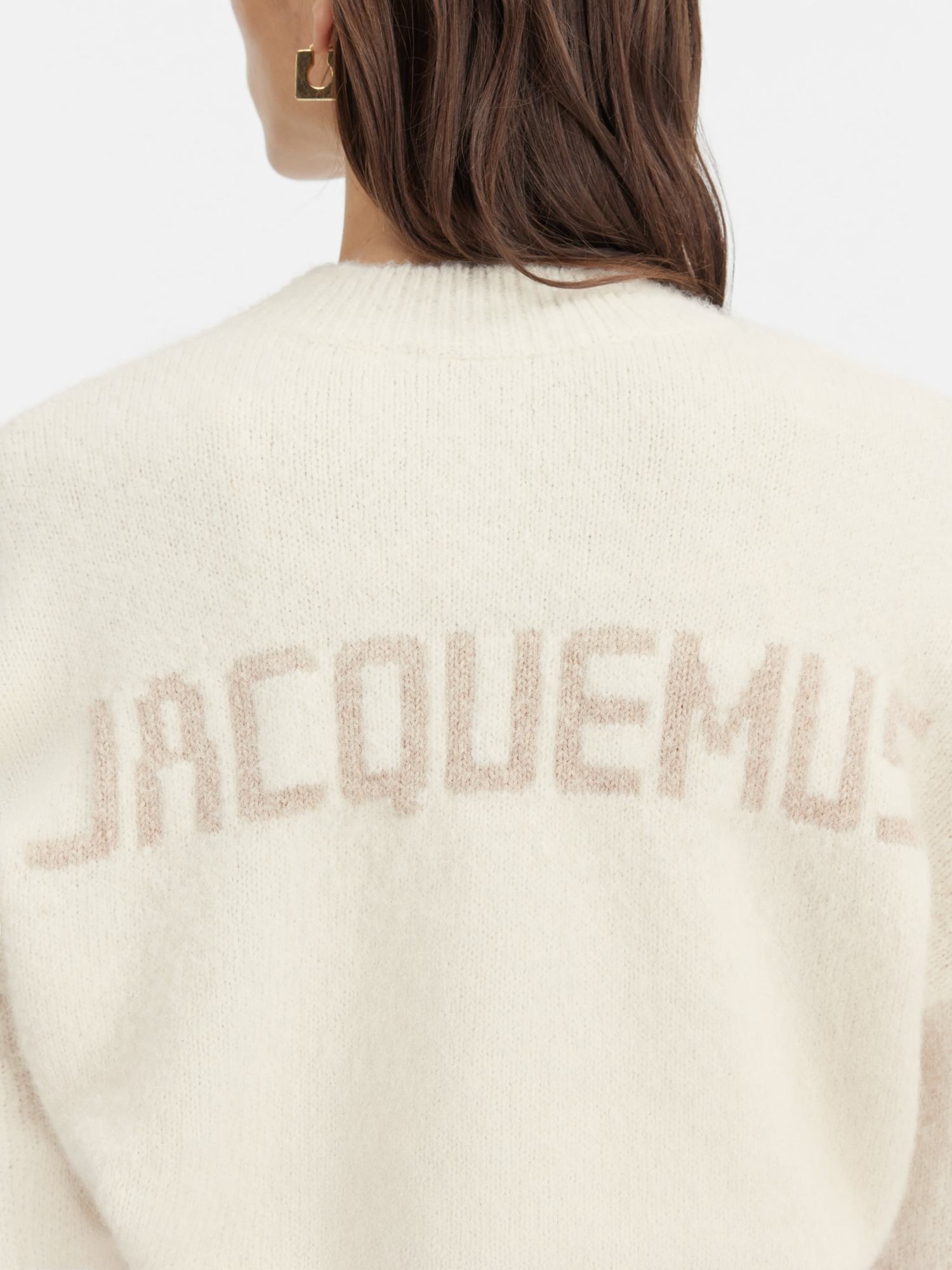 Jacquemus La Maille Sweater In Nude