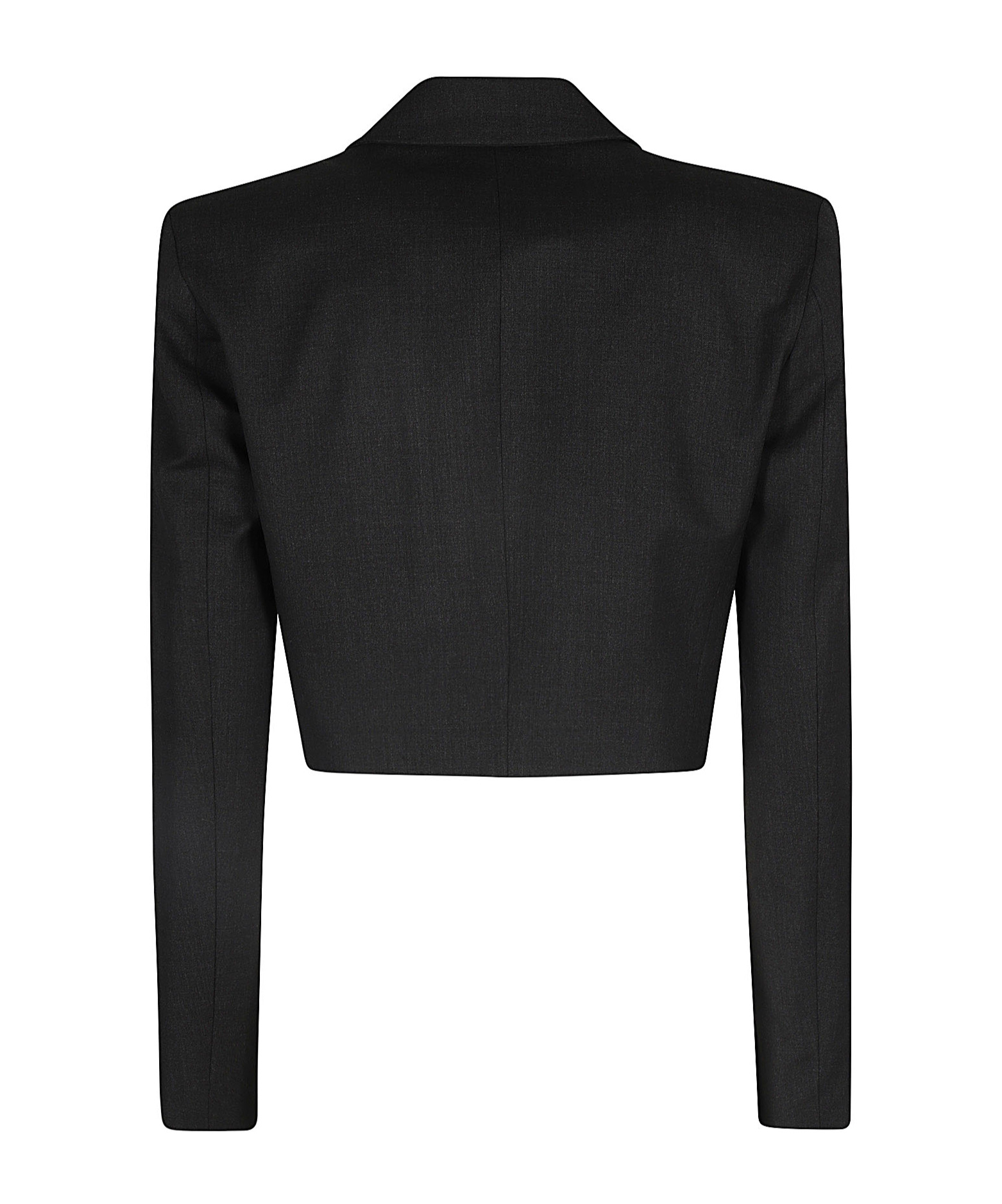Iro Peak-lapel Cropped Blazer In Black