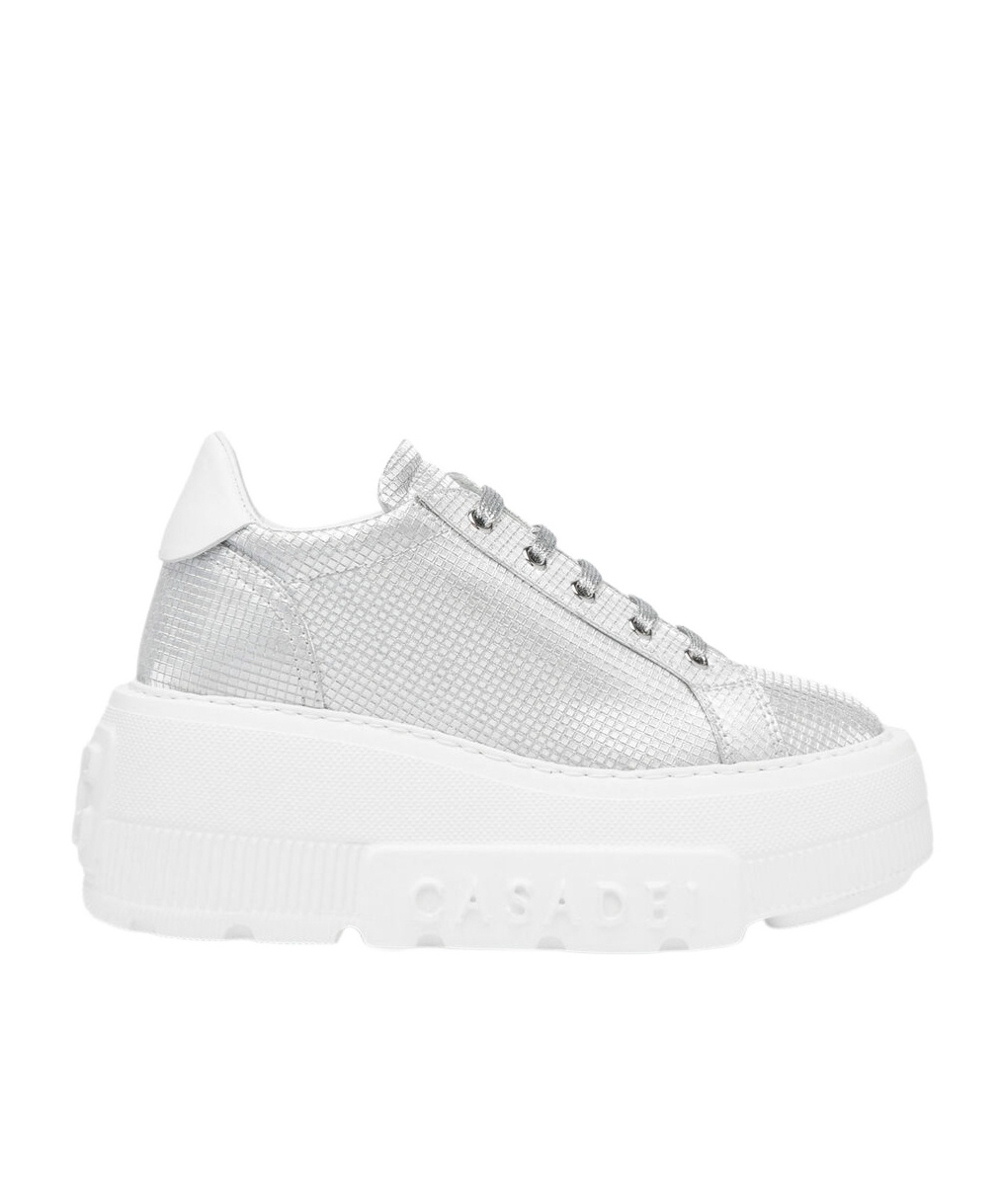 Casadei Nexus Hanoi Leather Sneakers In White