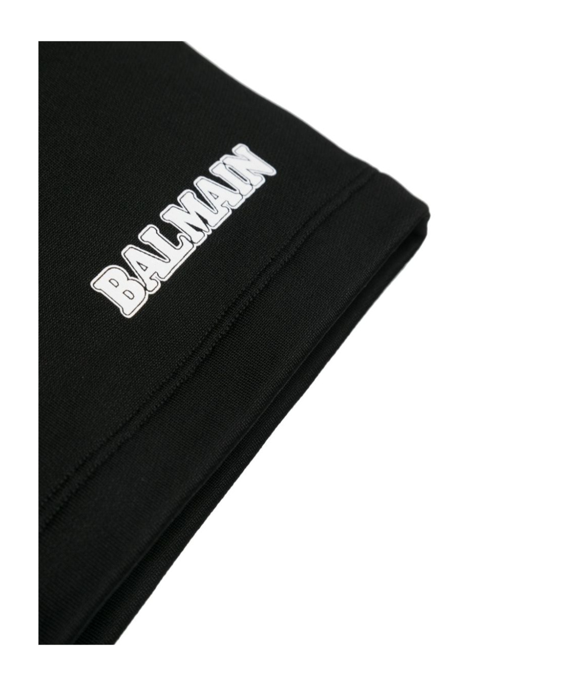 Balmain Logo-print Track Shorts In Black