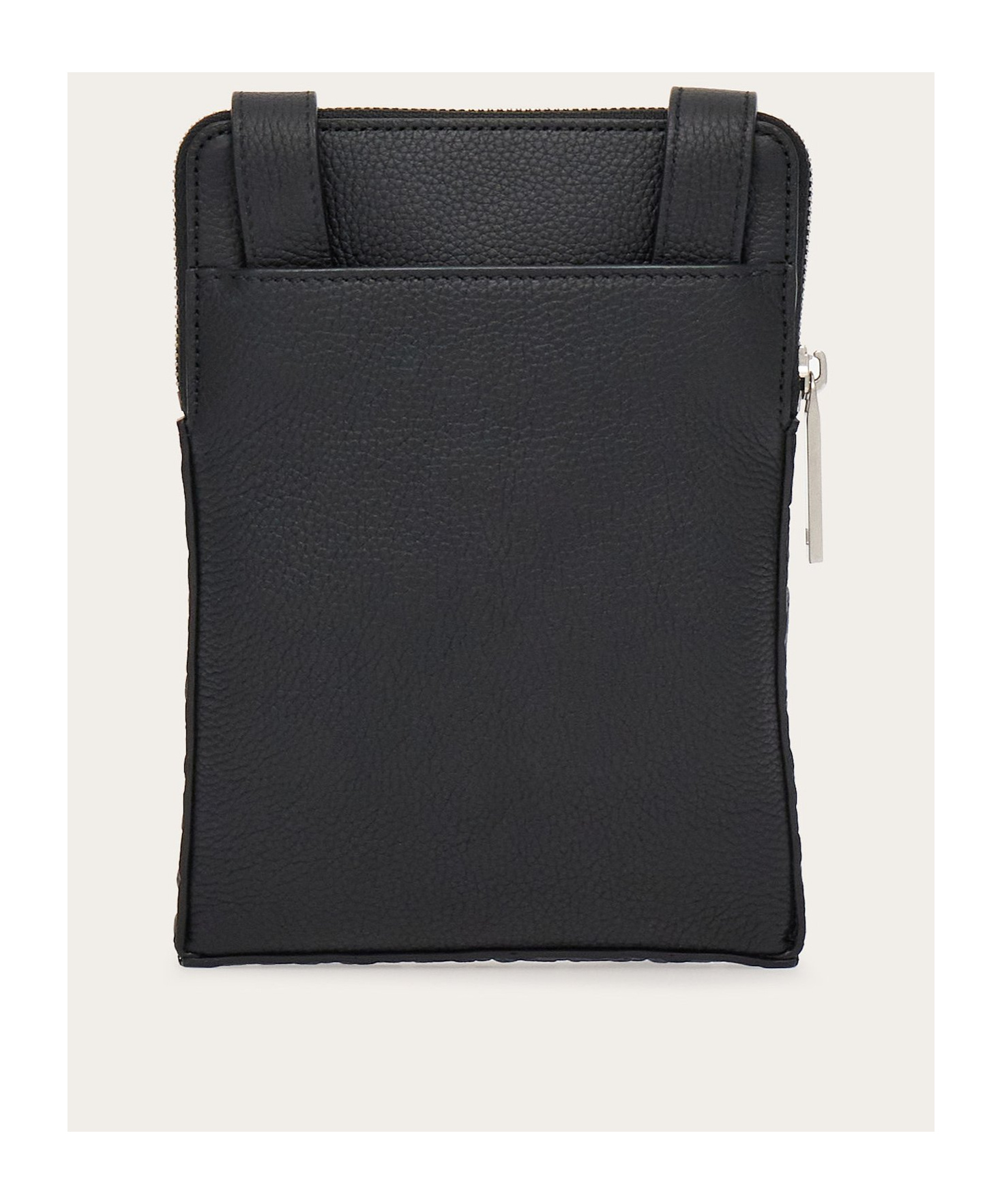 Ferragamo Gancini Zipper Shoulder Bag In Black