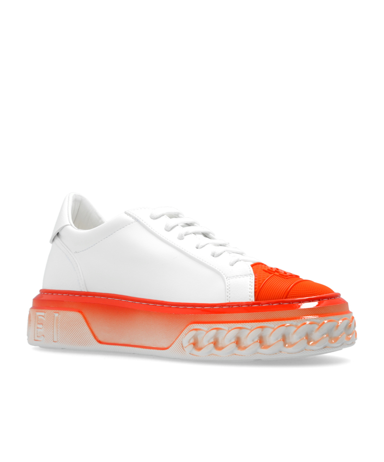 Casadei Off Road Faded-effect Sneakers In White