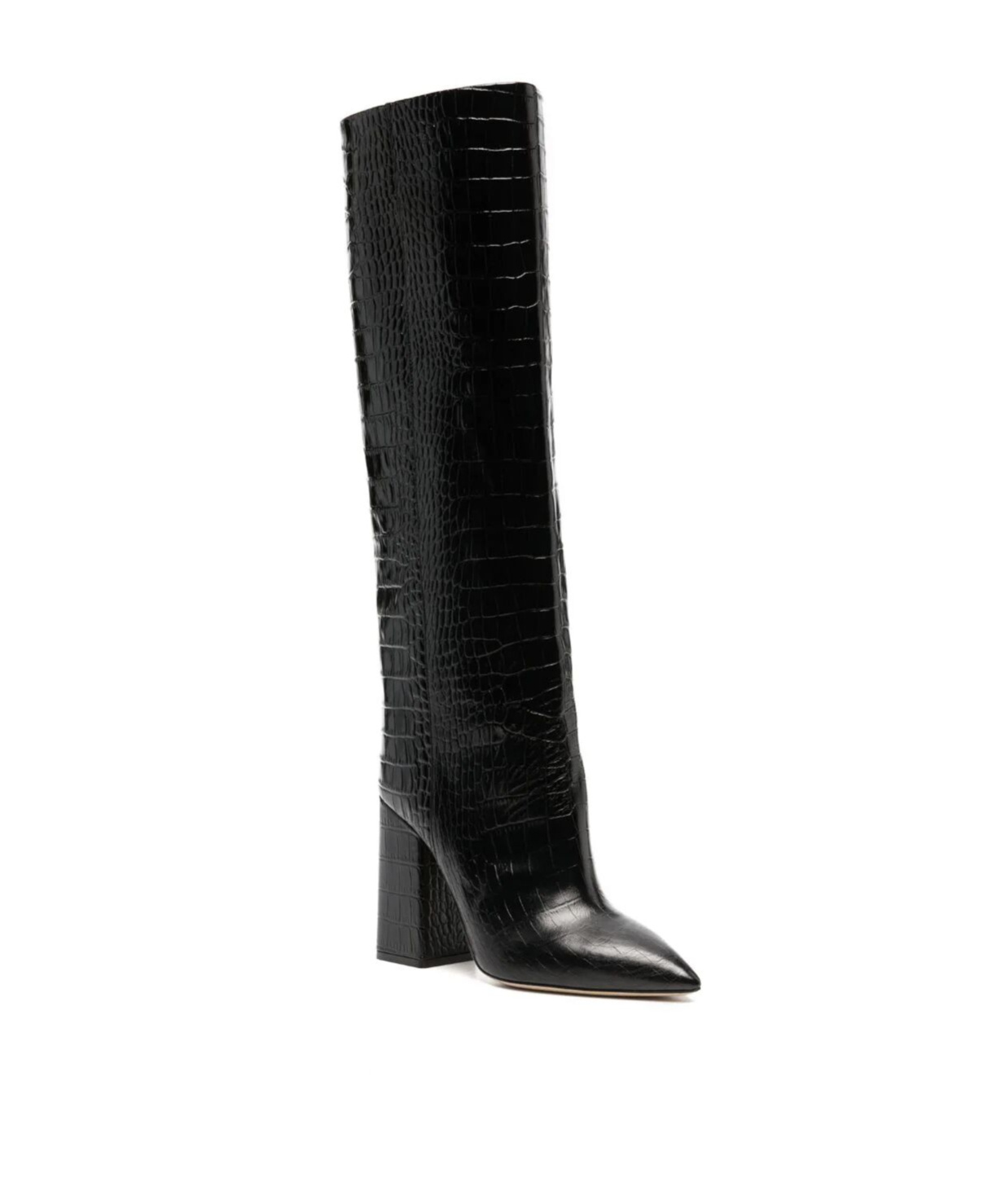 Paris Texas Thick-heeled Boots In Black