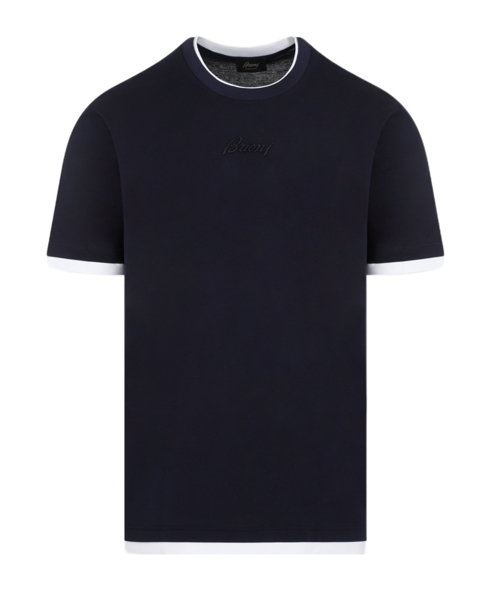 Brioni Short-sleeved T-shirt In Black