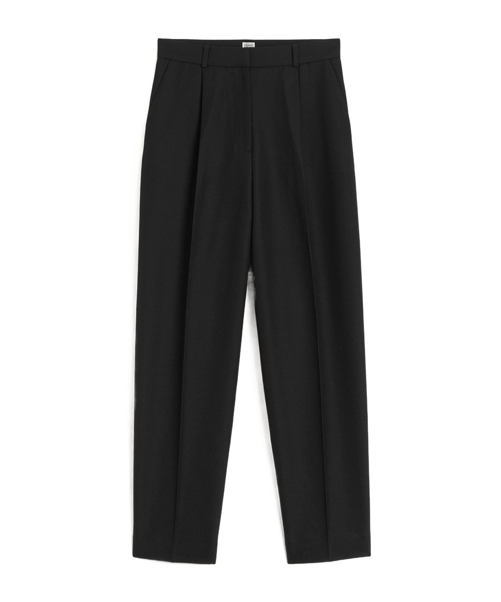 Totême Envato Tapered Trousers In Black