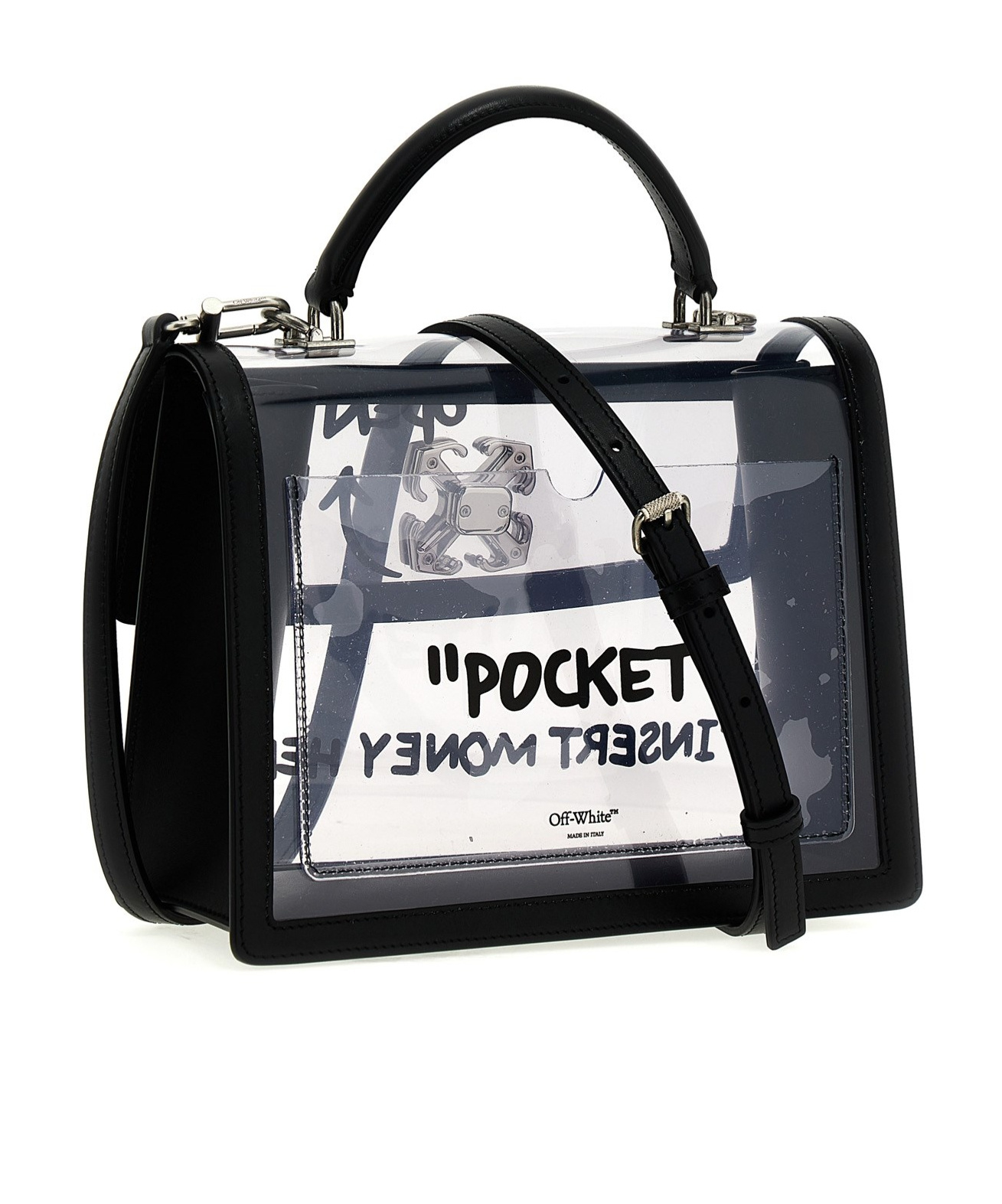 Off-white Jitney 2.8 Hand Bags In Black