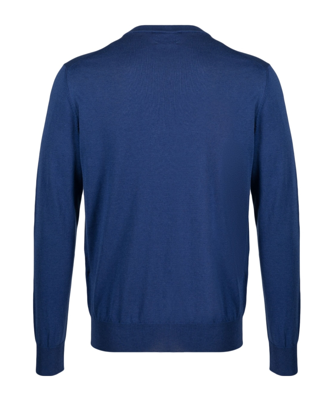Ballantyne Fine-knit Crew-neck Jumper In Blue