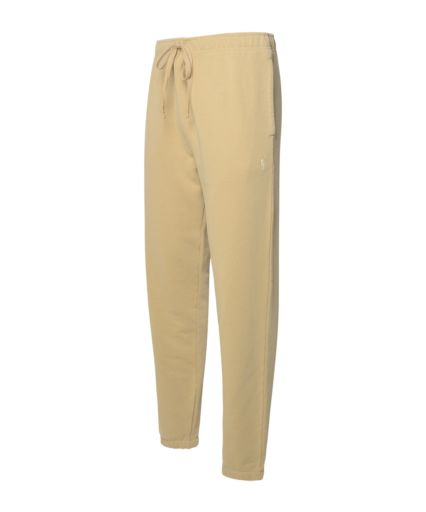 Shop Polo Ralph Lauren Cotton Track Pants In Nude