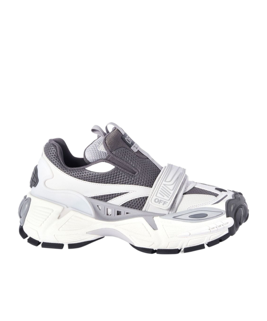 Off-white Glove Colour-block Panelled Sneakers In White