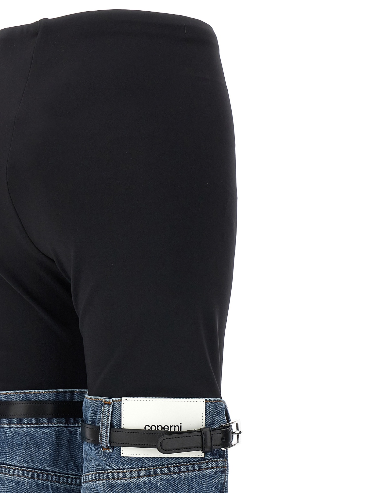 Coperni Spliced Design Casual Pants In Blue
