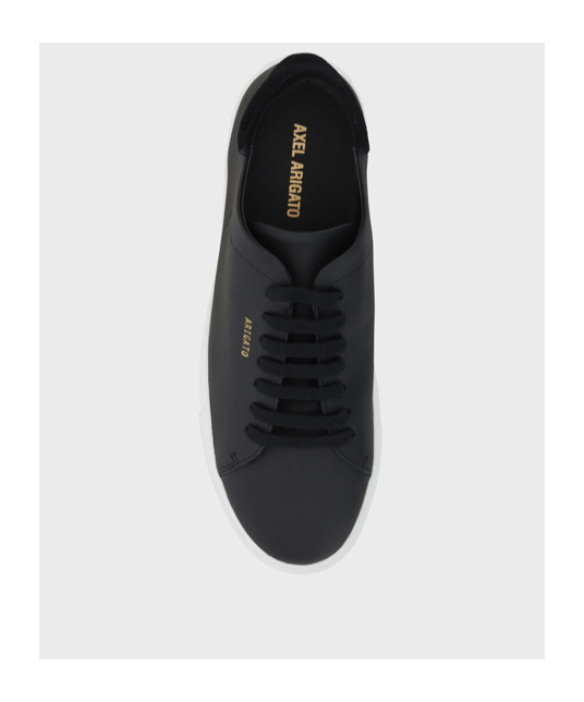 Axel Arigato '90 Clean' Black Low Top Sneakers With Logo Lettering On The Side In Black
