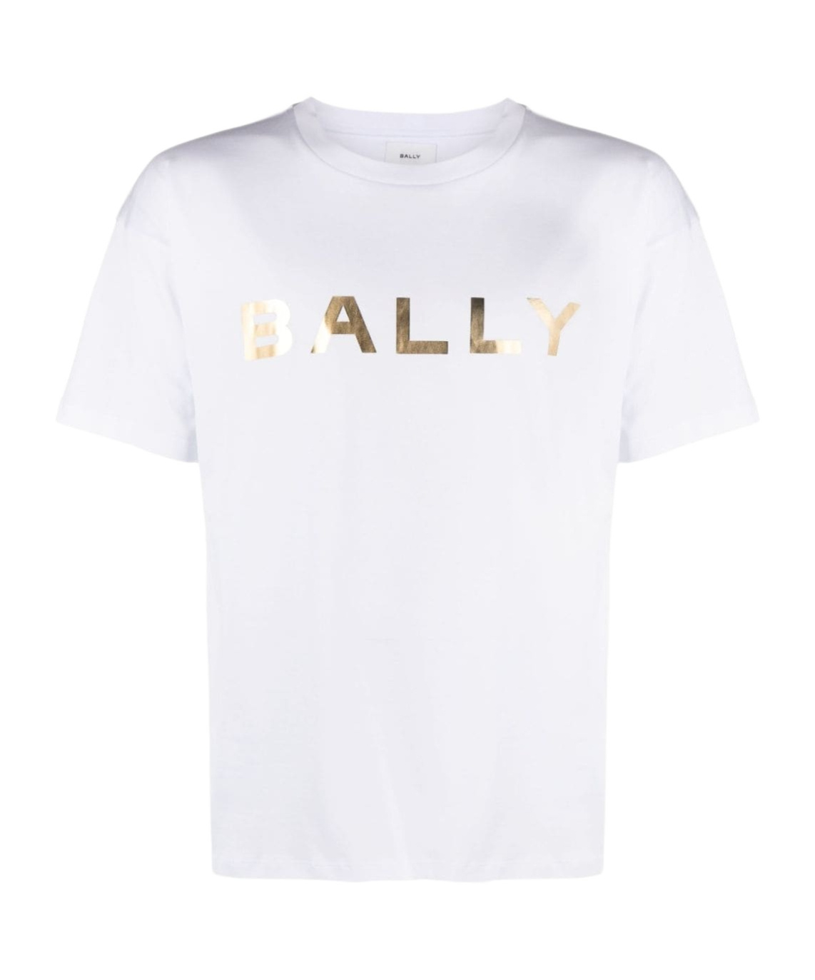 Bally Logo Printed Crewneck T-shirt In White