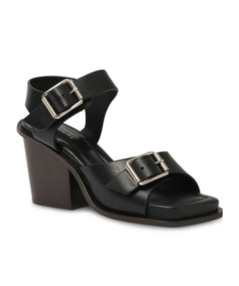 LEMAIRE SQUARE HEEL STRAPPED HIGH-HEELED SANDALS