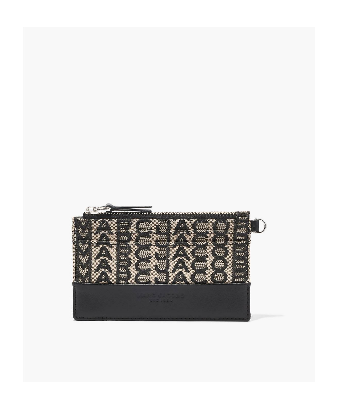 Marc Jacobs The Monogram Wristlet Wallet In Black