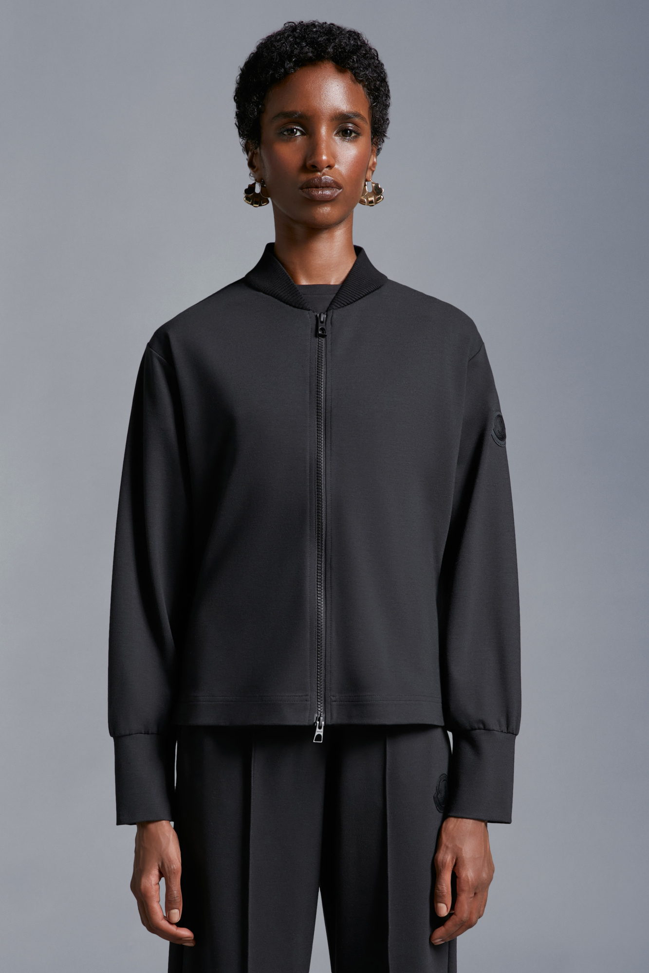 MONCLER ZIP-UP SWEATSHIRT