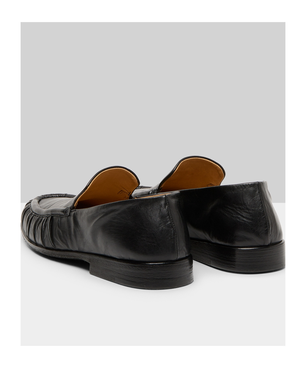 Marsèll Mocassino Leather Loafers In Black