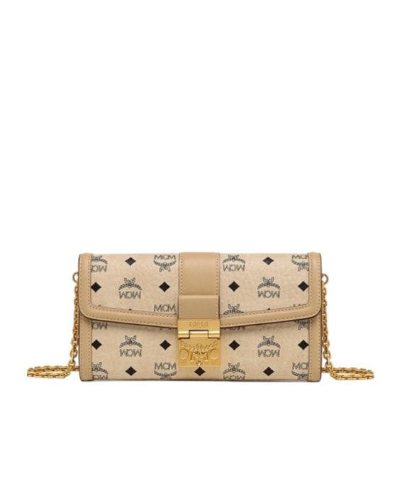 Mcm Tracy Chain Strap Bag In Nude