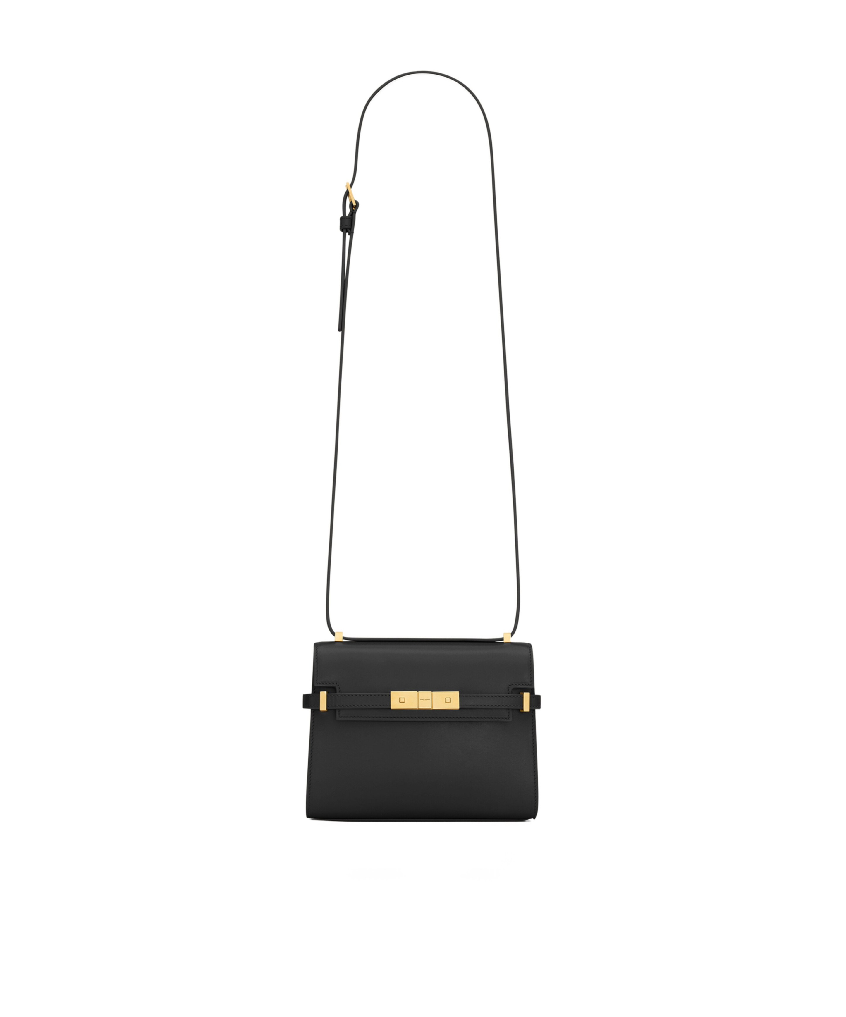 Saint Laurent Baby Manhattan Crossbody Bag In Black