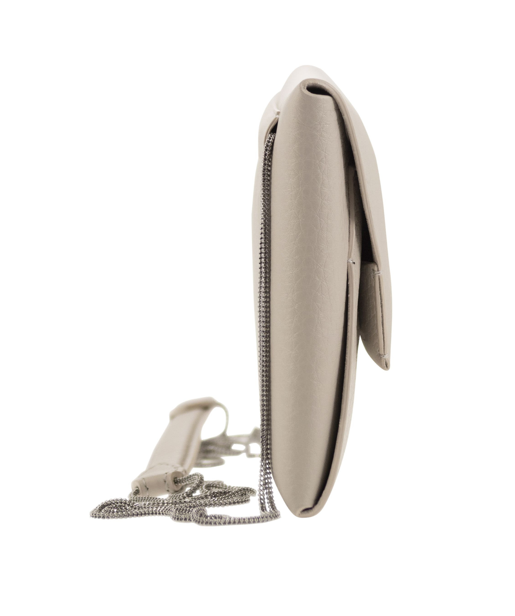 BRUNELLO CUCINELLI ENVELOPE LEATHER SHOULDER BAG