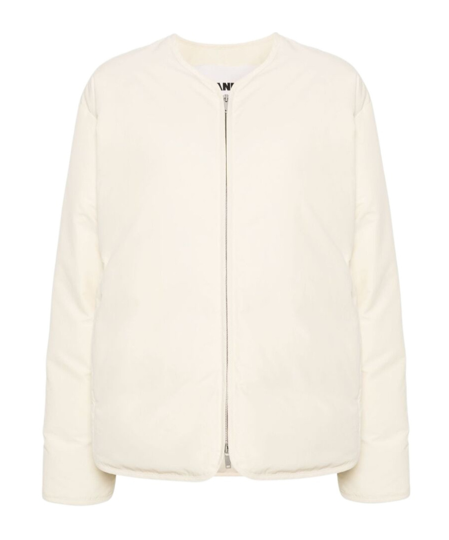 Jil Sander Long-sleeve Padded Jacket In White