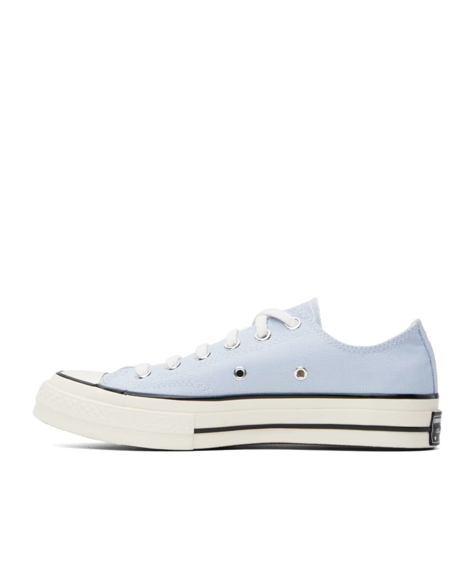 Converse Front Strapped Low Upper Board Shoes In White