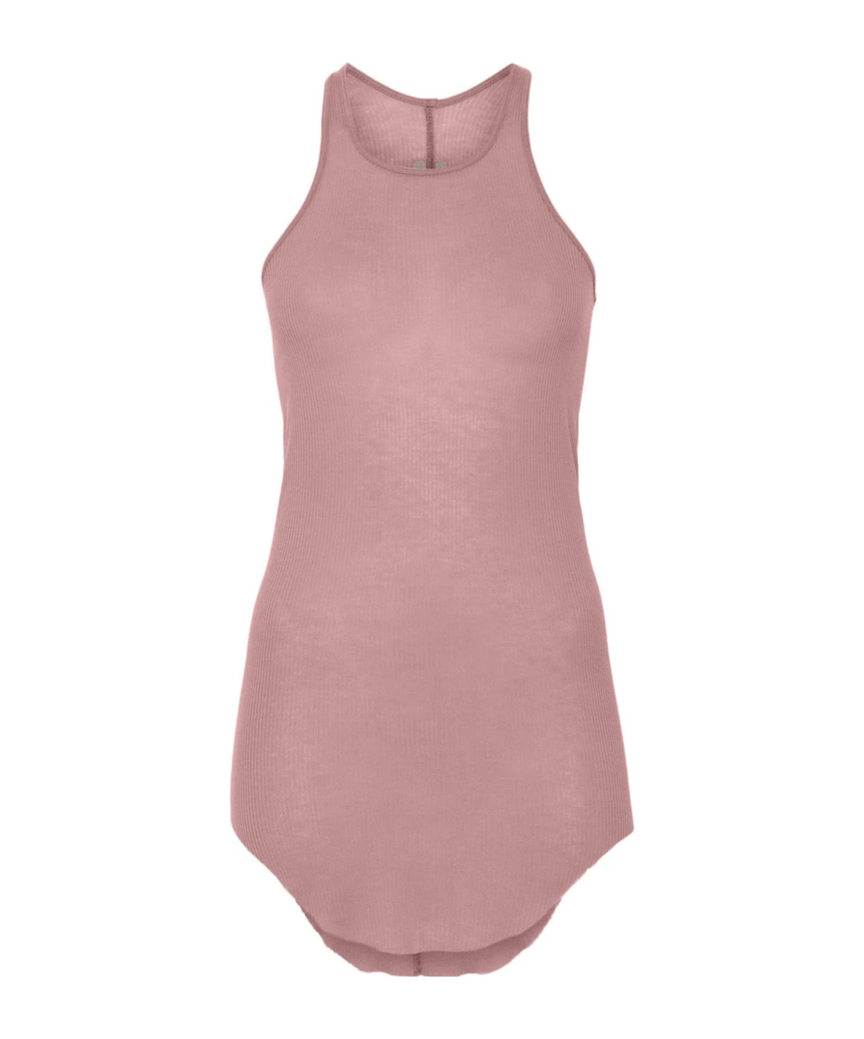 Rick Owens Ribbed Sleeveless Top In Pink