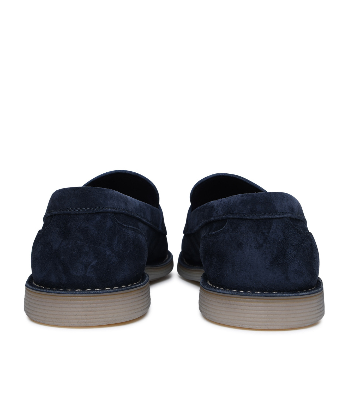 Dolce & Gabbana Dg Logo Suede Loafers In Black