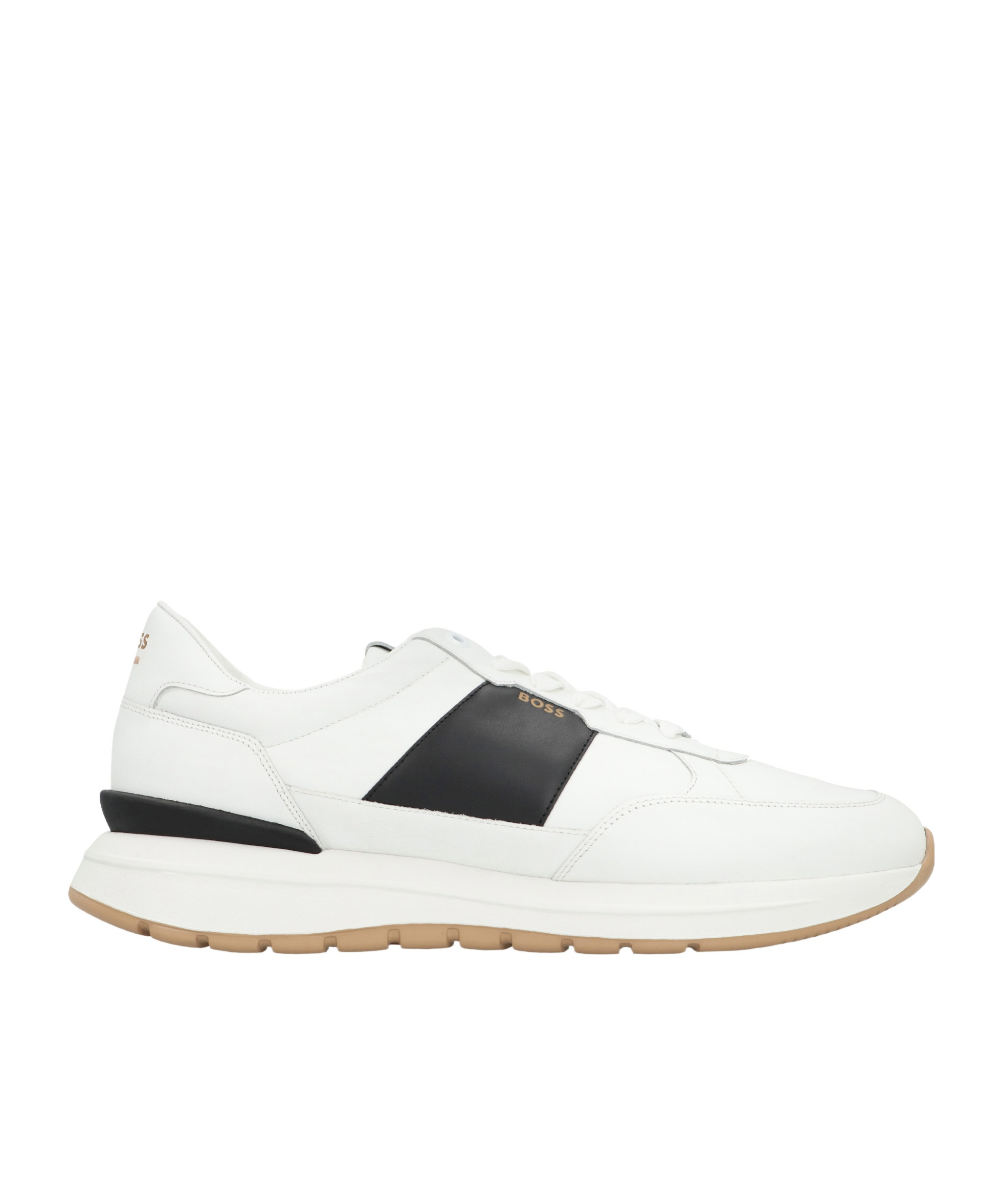 Hugo Boss Boss Jace Leather Low-top Sneakers In White