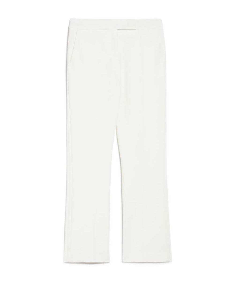 Max Mara High-waisted Casual Pants In White