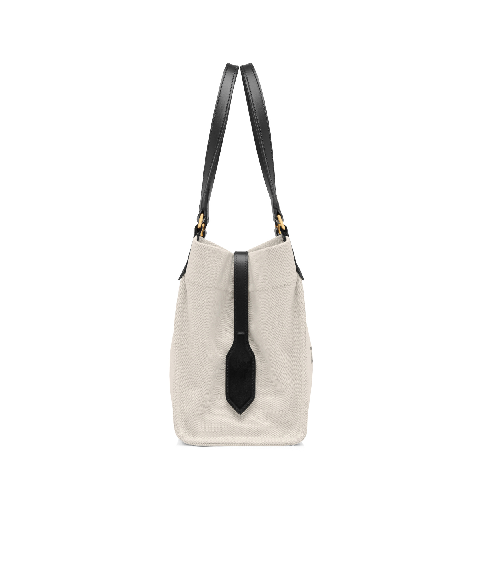 Shop Tom Ford Medium Amalfi Canvas Tote Bag In White
