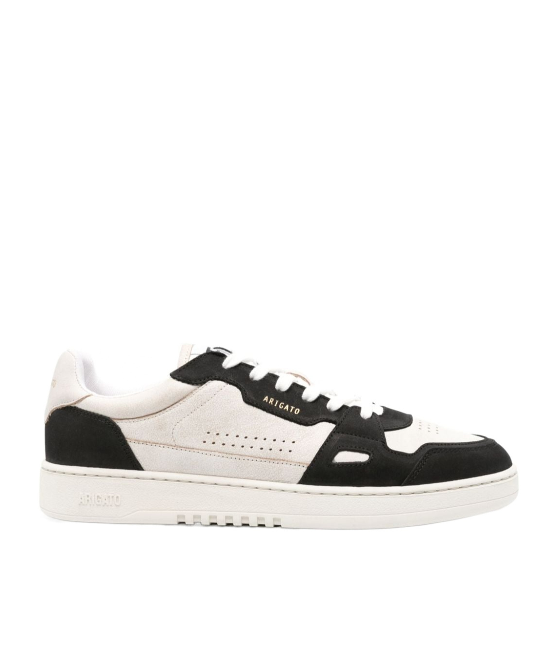 Axel Arigato 'dice Lo' Black And Beige Two-tone Sneakers In White