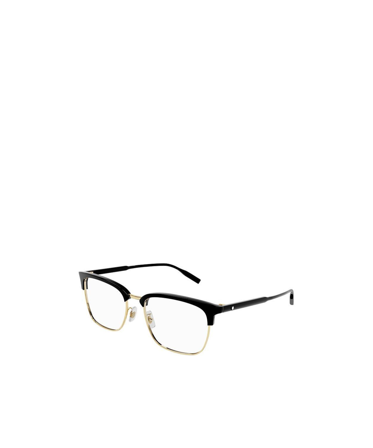 Montblanc Eyewear Square Frame Glasses In Black