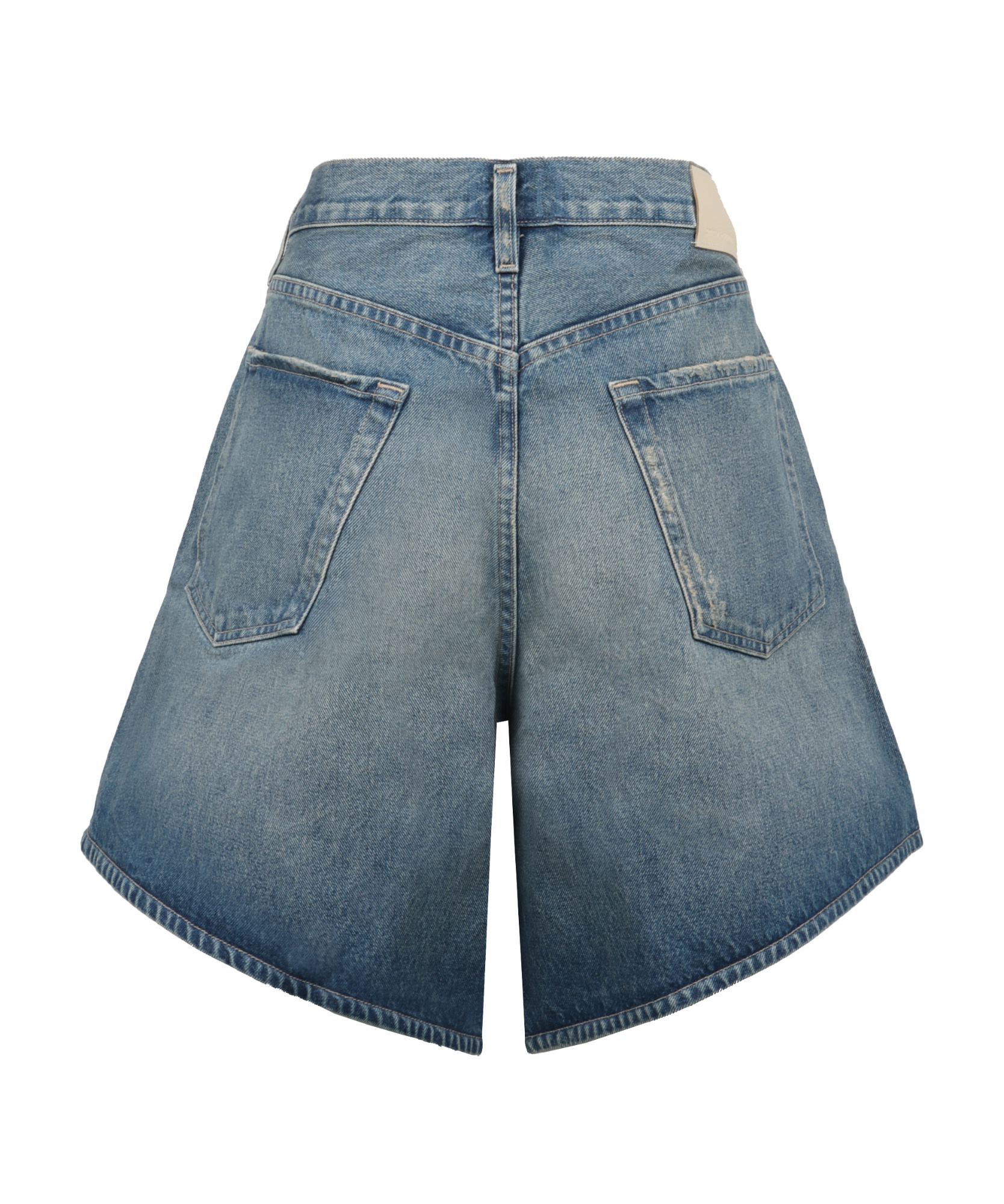 Citizen Of Humanity Gaucho Denim Shorts In Blue