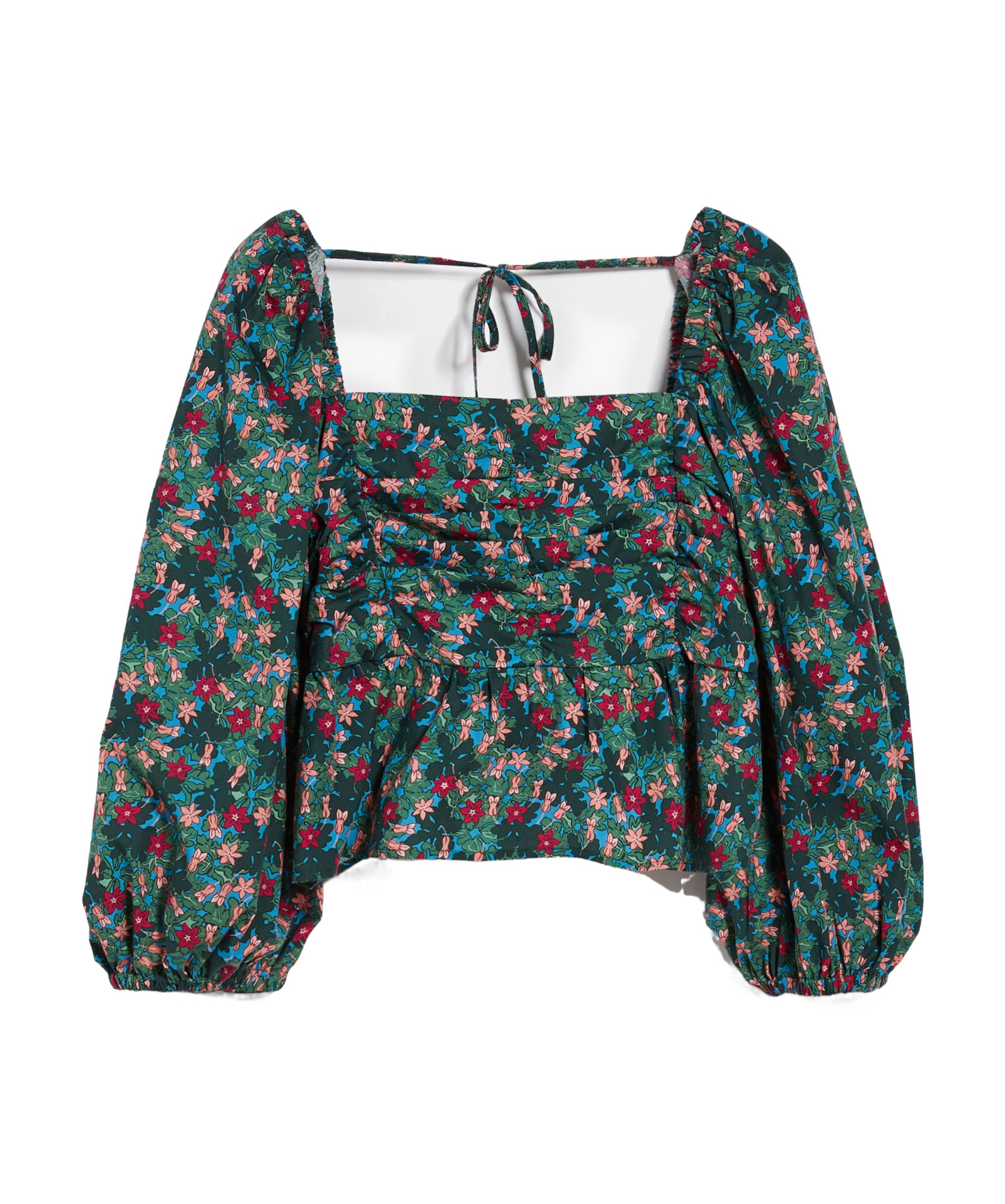Weekend Max Mara Woman Top Green Size 14 Cotton In Multi