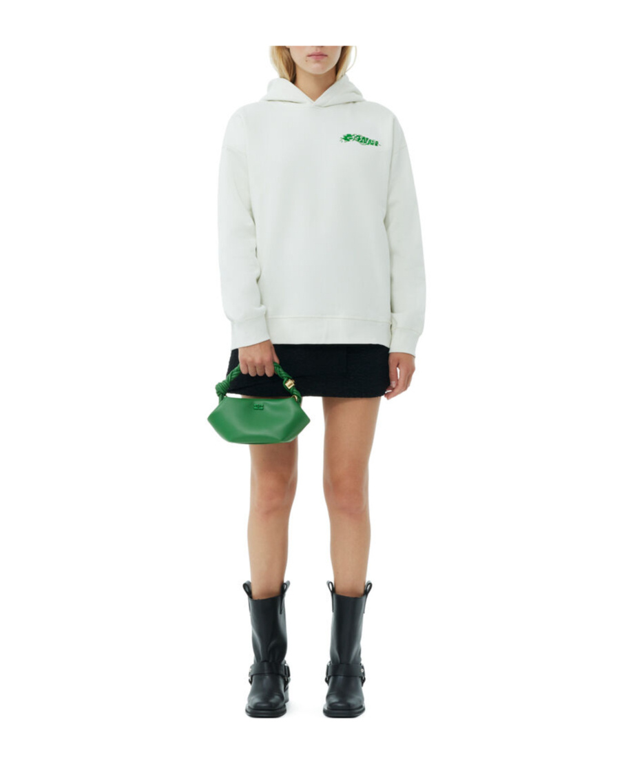 Ganni Hoodie In White