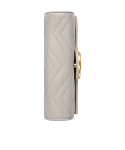 Gucci Gg Marmont Matrasse Embossed Mini Bag In Nude