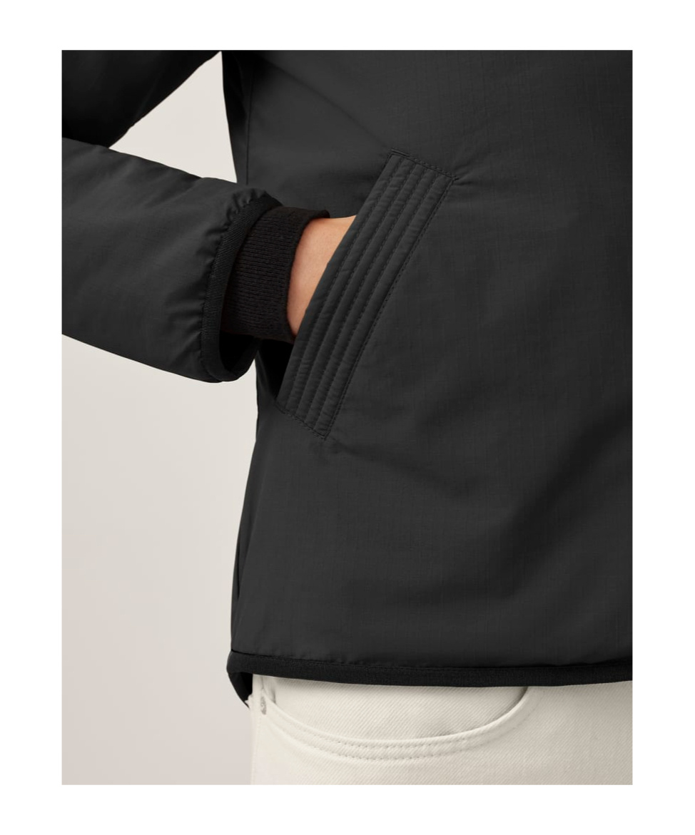 Shop Canada Goose Annex Liner Collarless Jacket In Black