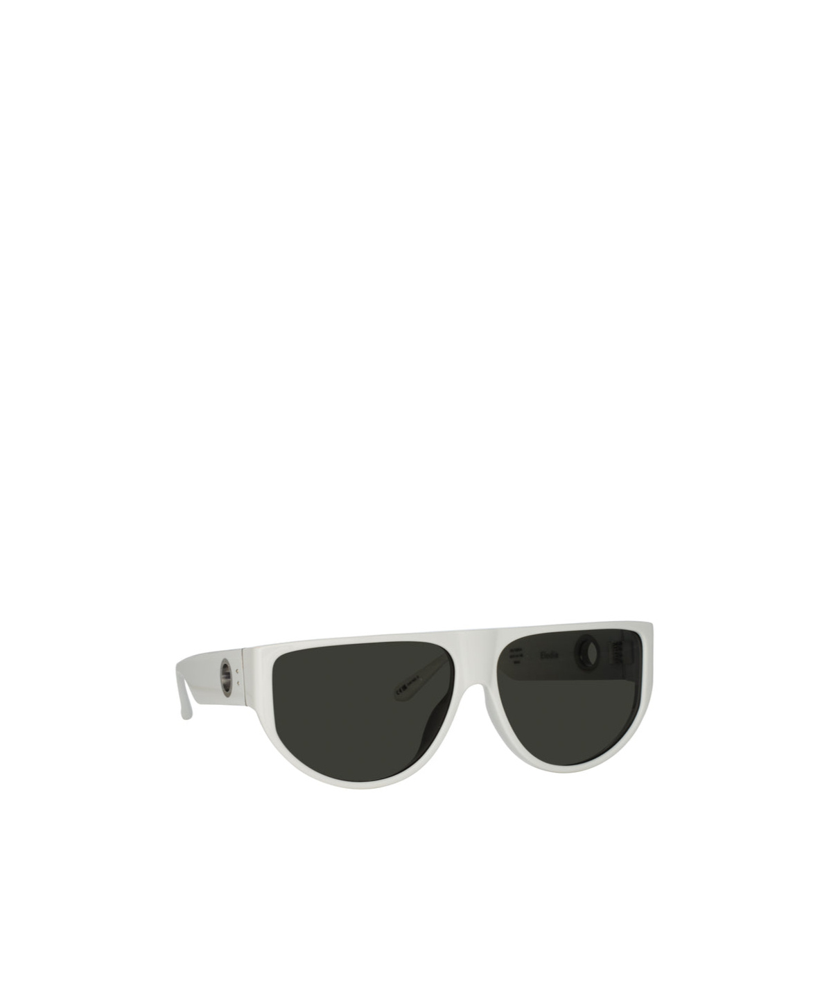 Linda Farrow Logo Sunglasses In Black