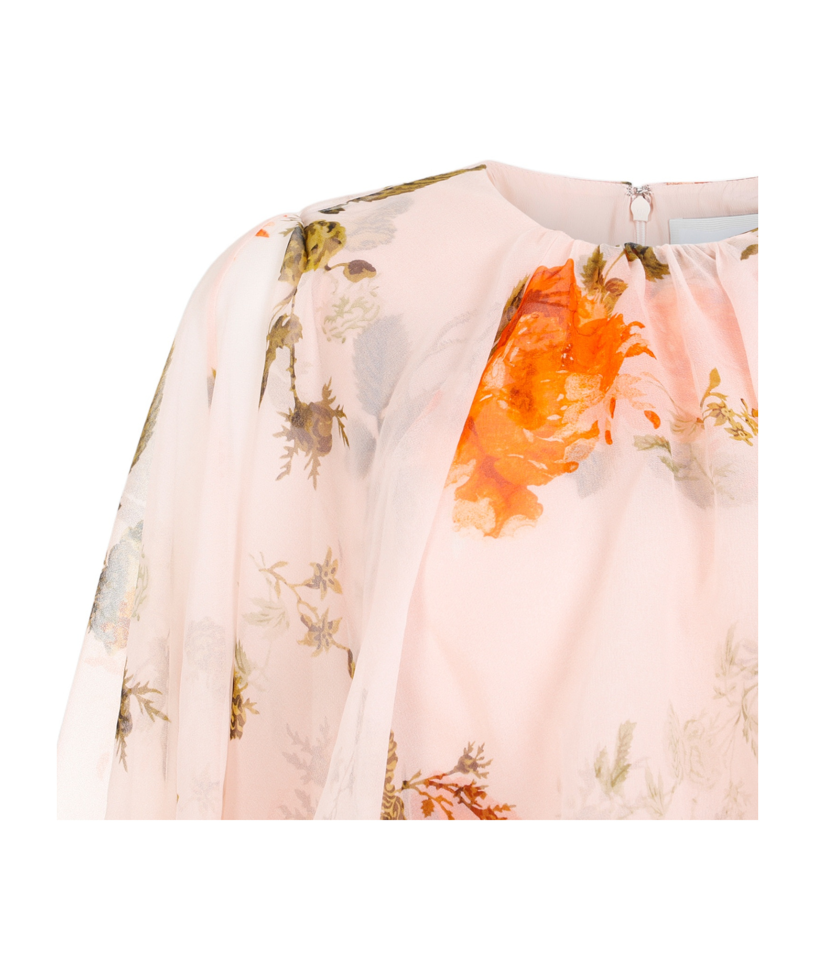 ERDEM FLORAL-PRINT SILK MAXI DRESS 