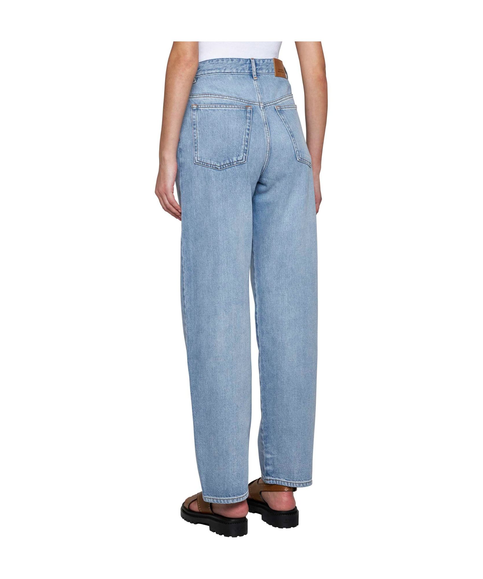 Shop Isabel Marant Vetan Pants In Blue