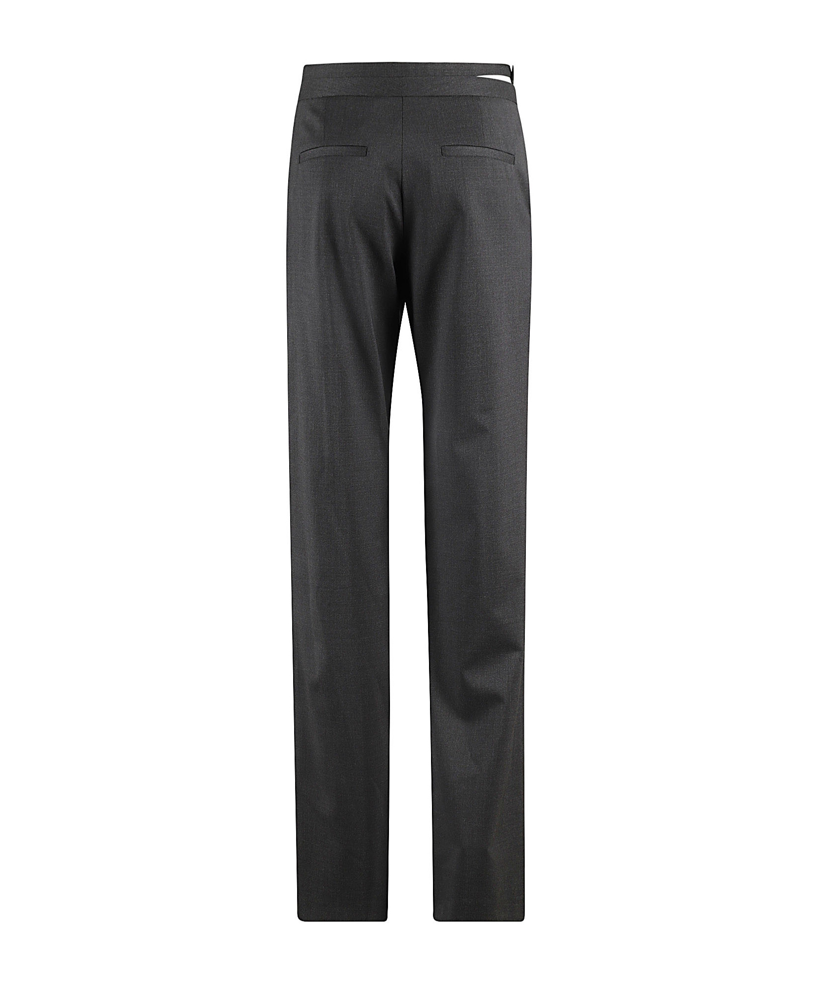 Iro Maggie Waist Hollowed-out Casual Pants In Black