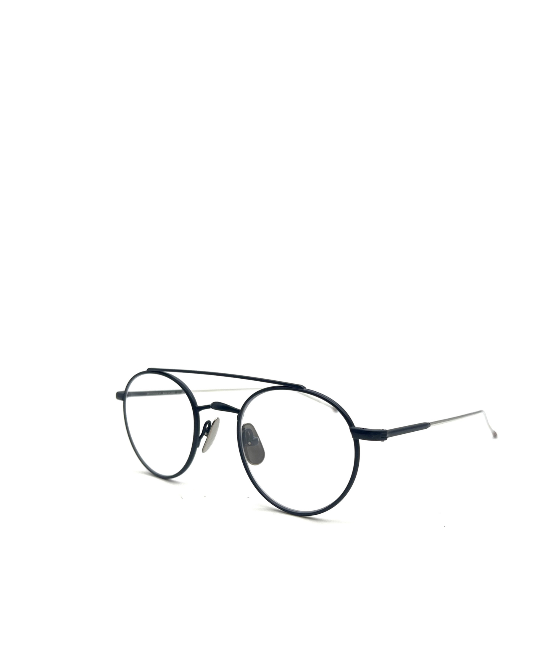 Thom Browne Eyewear Round Frame Glasses In White
