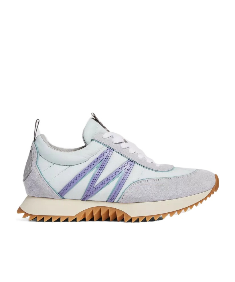 Shop Moncler Pacey Trainers In White